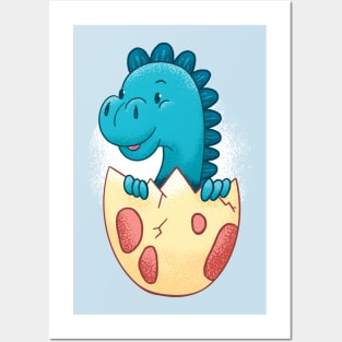 Cute dinosaur Posters and Art